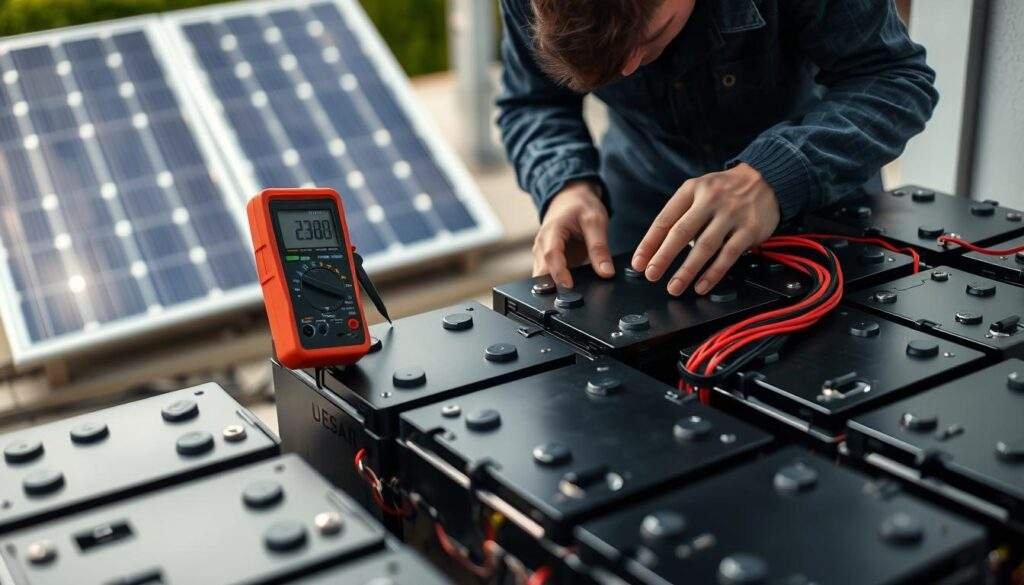 solar battery maintenance