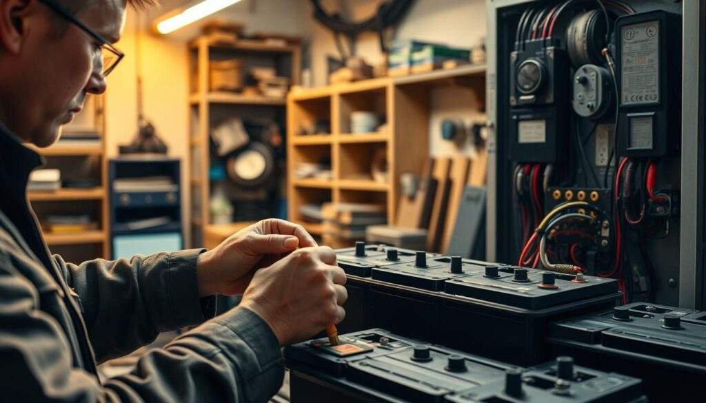 solar battery maintenance