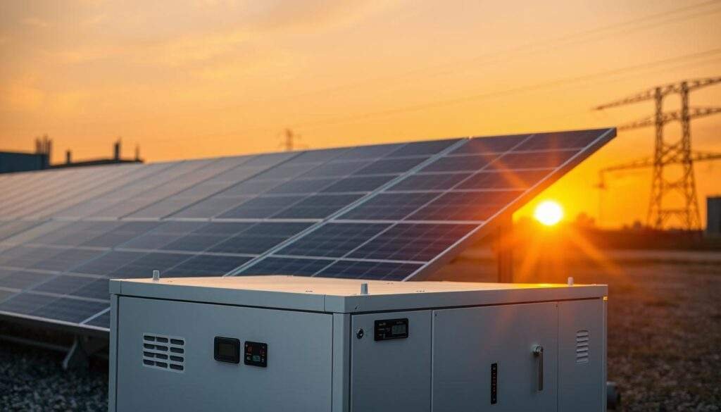 solar panel battery temperature management